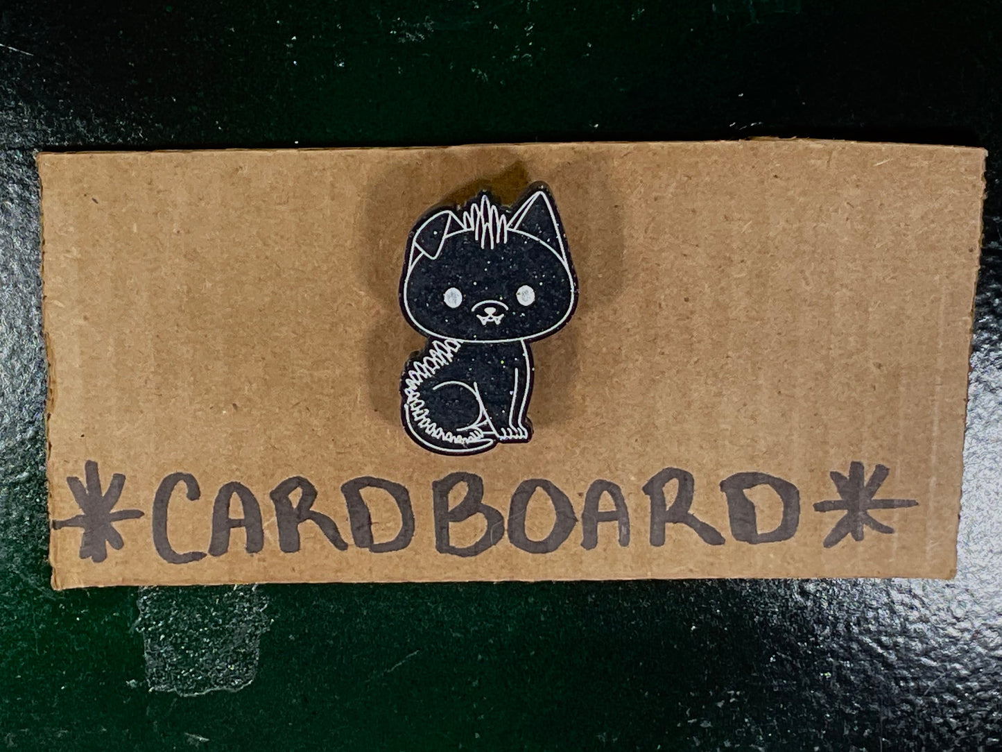 Small Black Chupacabra Magnet