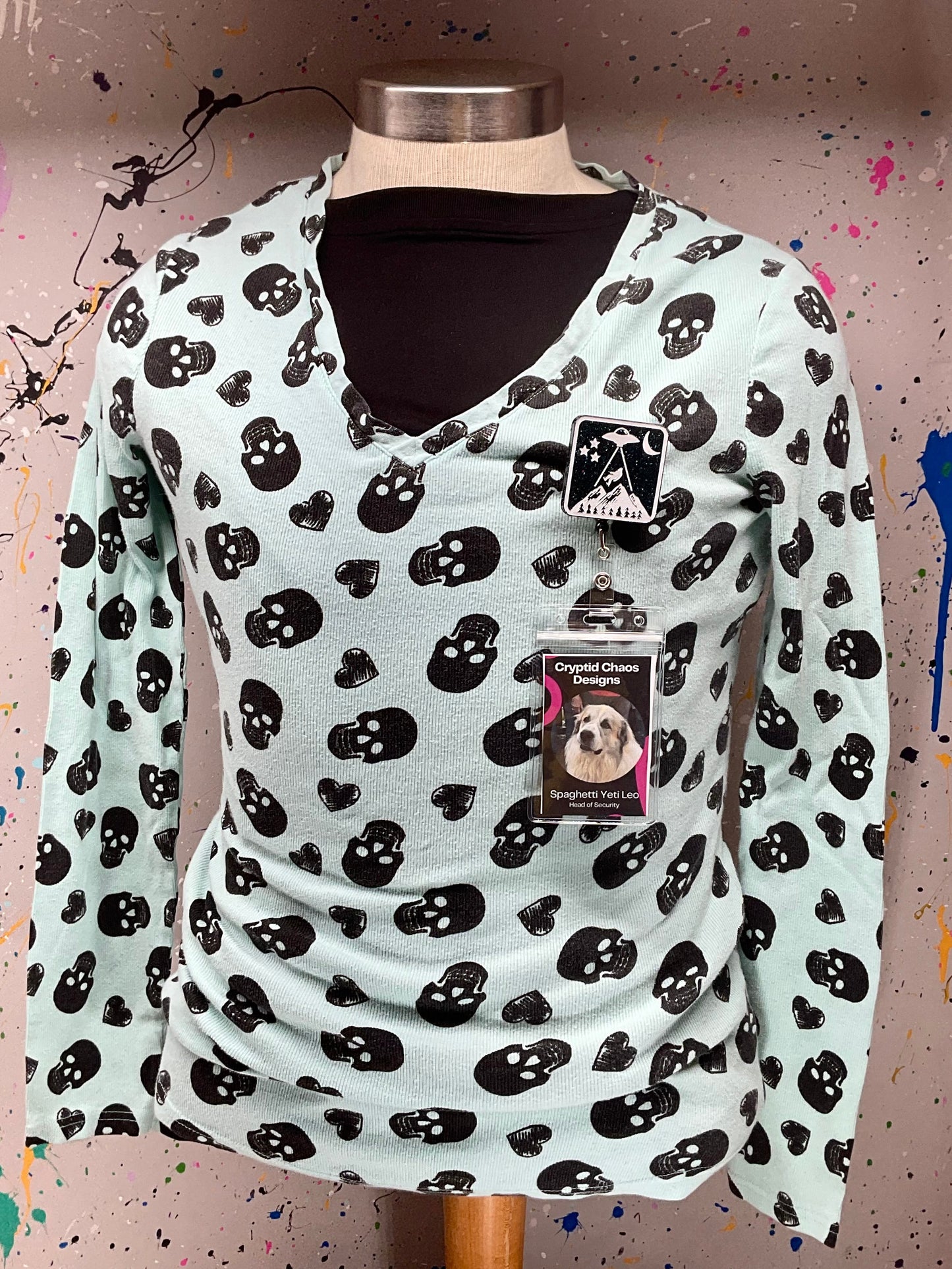 UFO Bigfoot Retractable Badge Reel