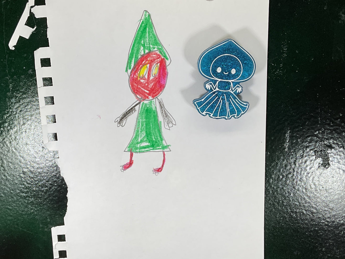 Small Light Blue Flatwoods Monster Magnet