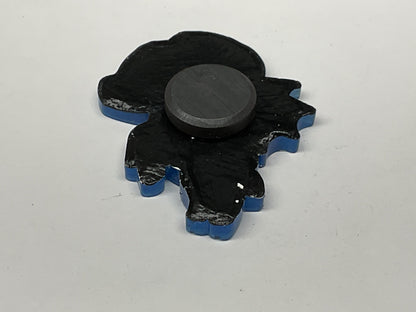 Small Blue Jersey Devil Magnet Glow in the Dark