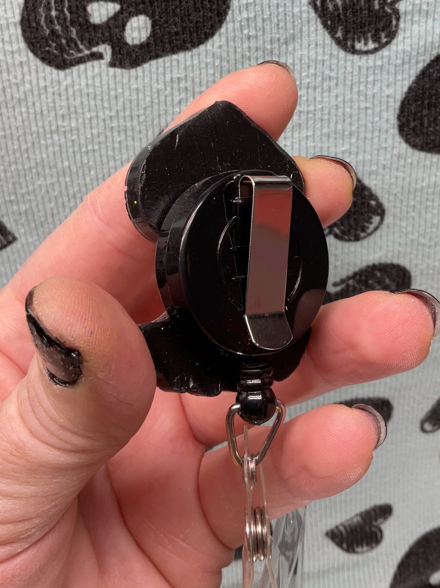 Black & Green Flatwoods Monster Retractable Badge Reel