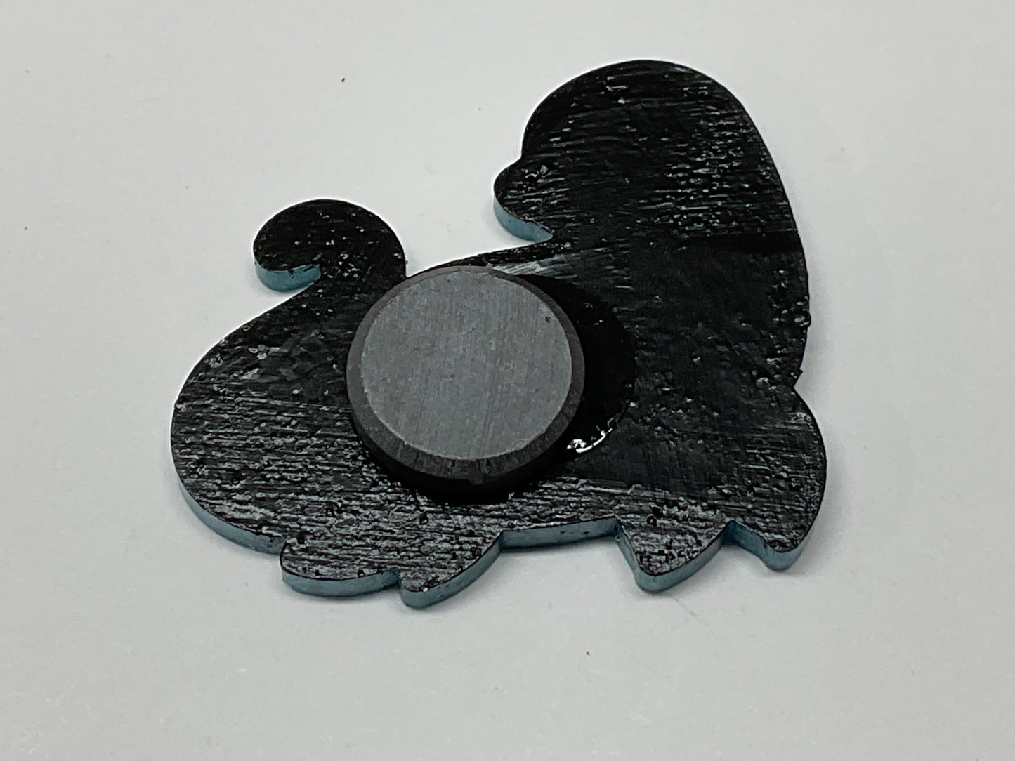 Small Loch Ness Monster Glittery Blue Magnet