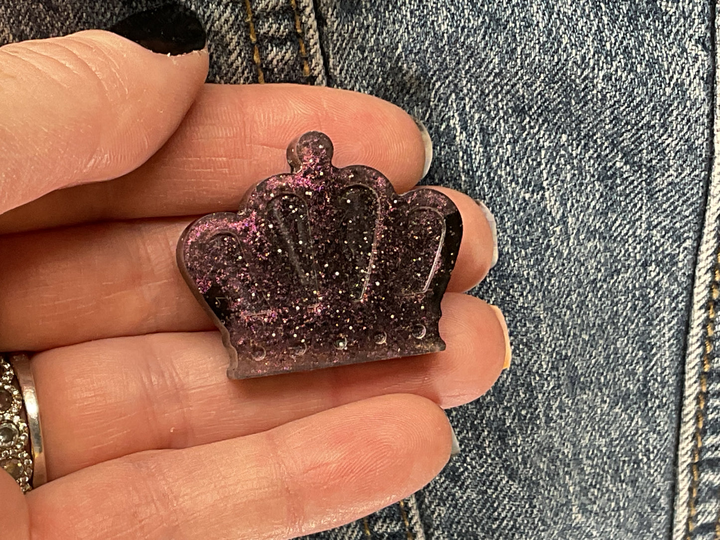 Purple Crown Pin
