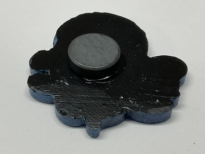 Small Blue Yellow Kraken Magnet
