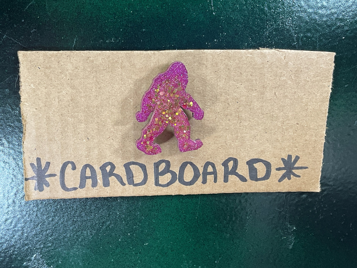 Small Pink Bigfoot Magnet