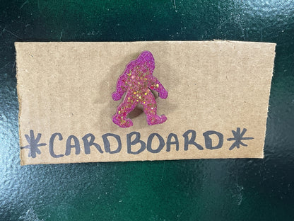 Small Pink Bigfoot Magnet