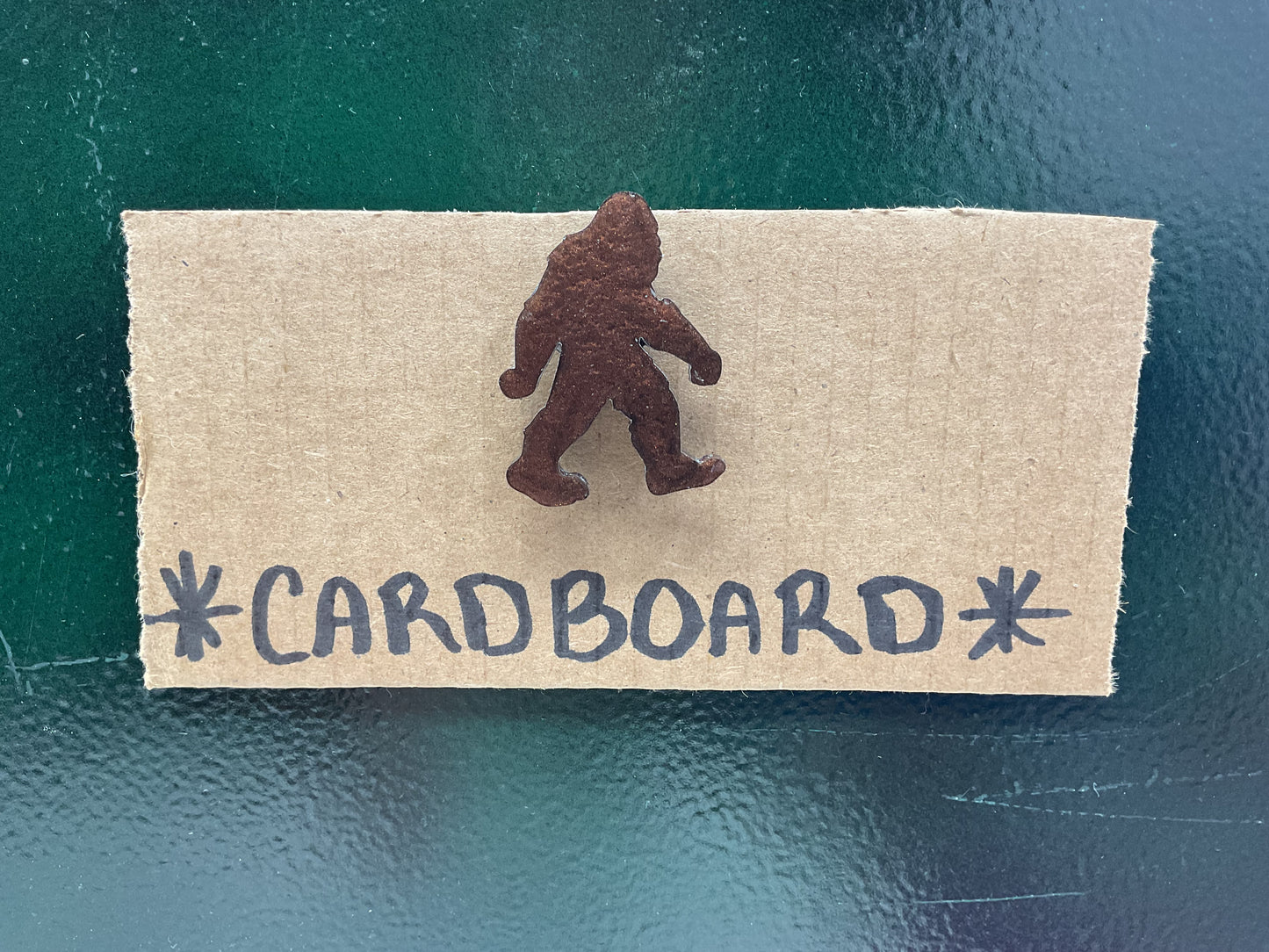 Small Brown Bigfoot Magnet