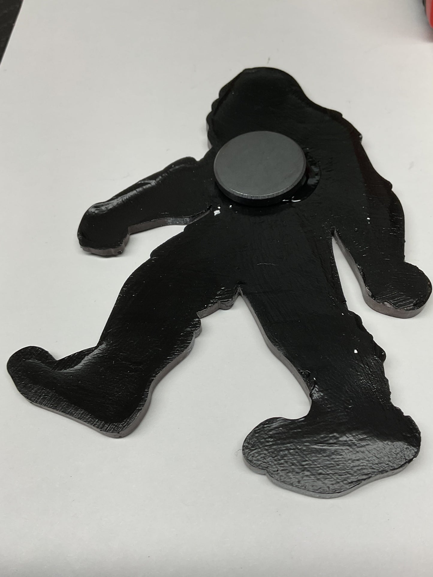 Large Brown & White Bigfoot Magnet - 5 Inches Tall