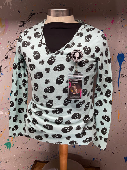 Official Bigfoot Search Team Retractable Badge Reel - Black with Holographic Glitter