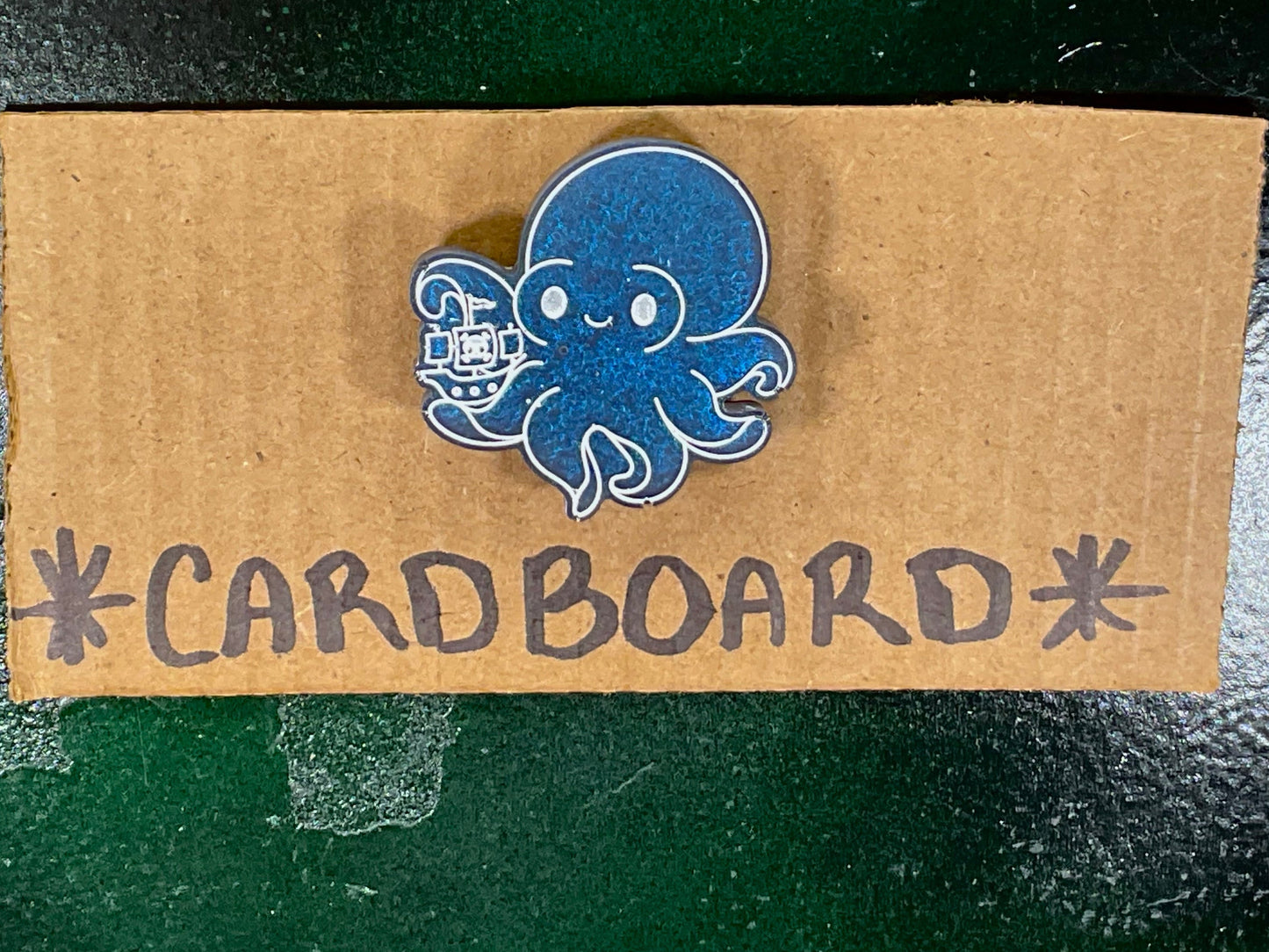 Small Dark Blue Kraken Magnet