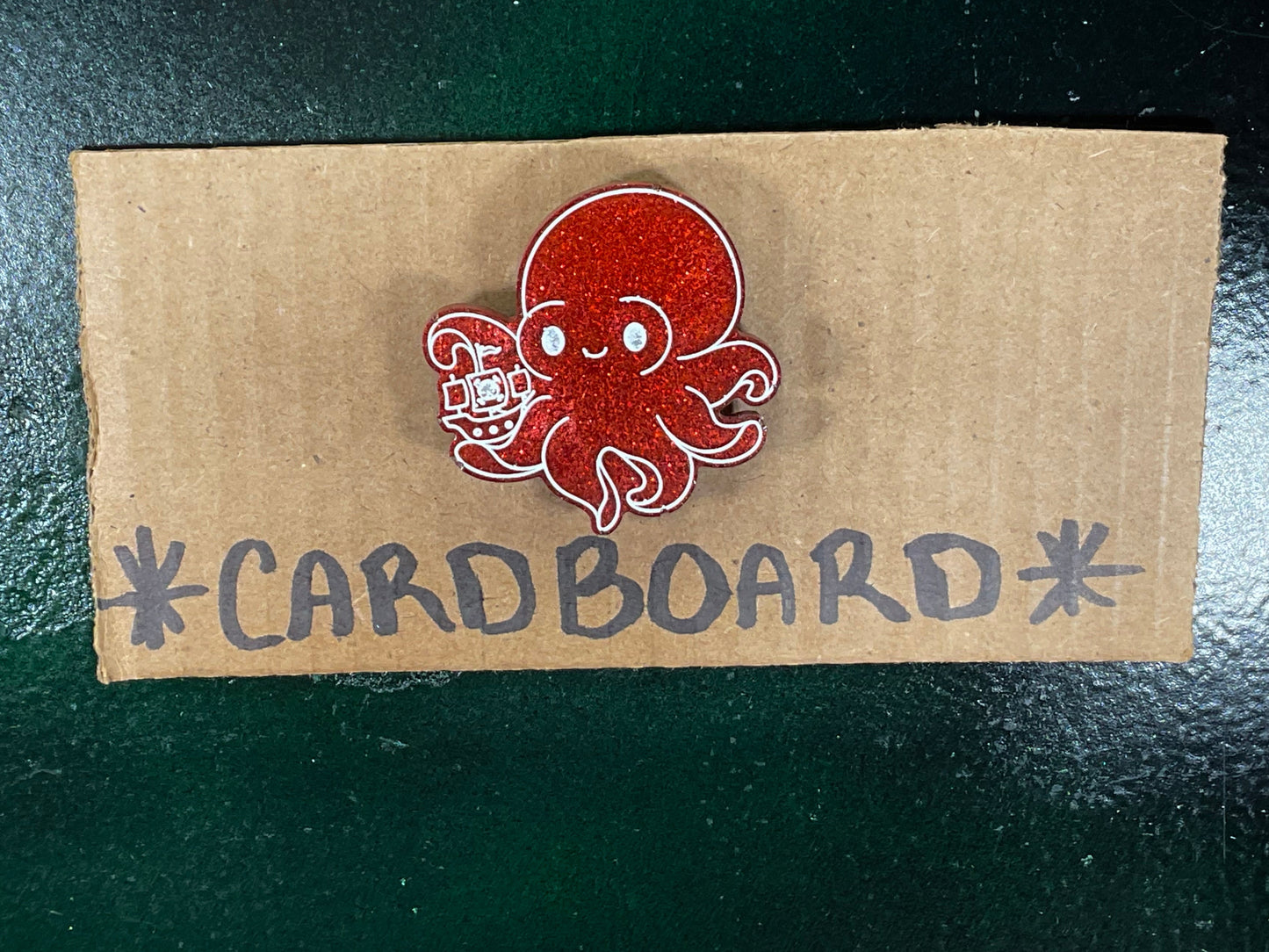 Small Red Kraken Magnet