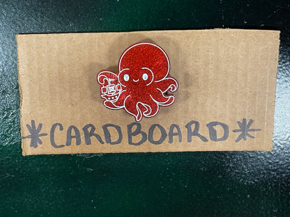 Small Red Kraken Magnet