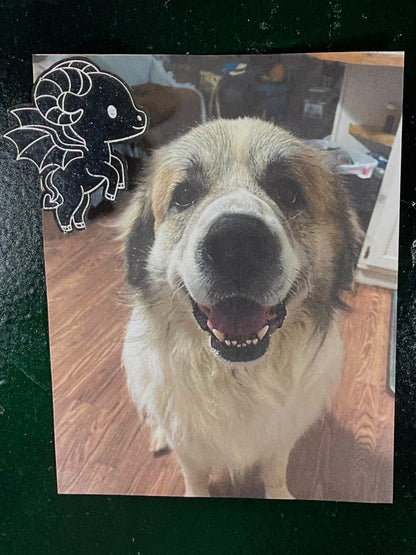 Small Black Jersey Devil Magnet