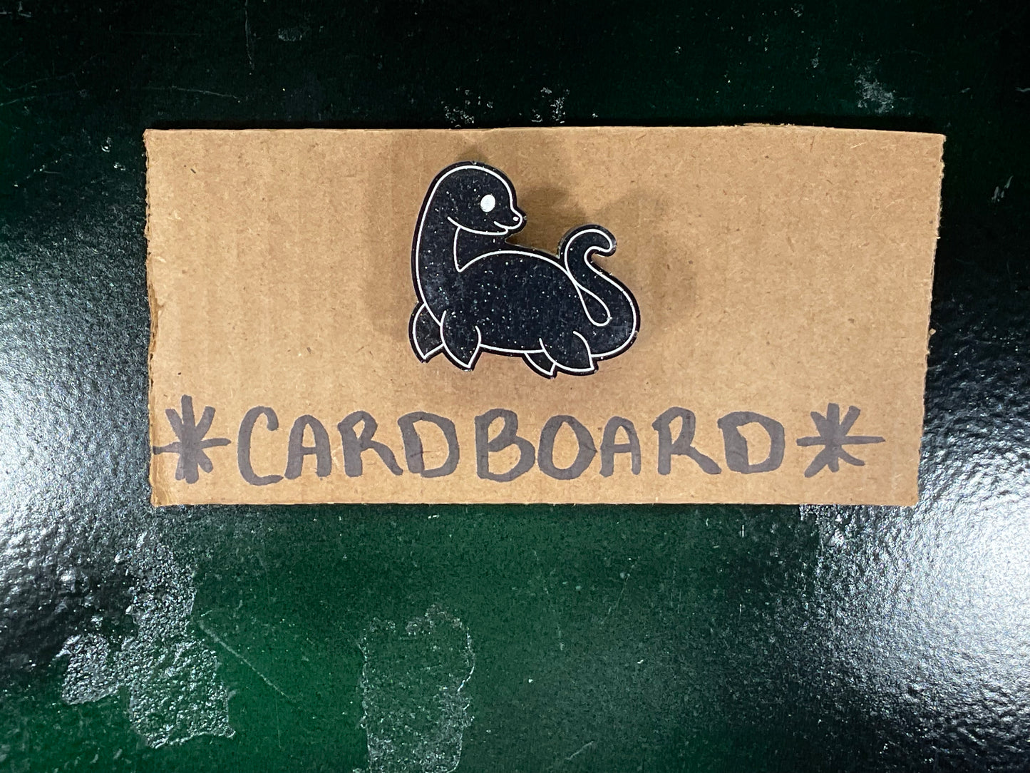 Small Loch Ness Monster Black Magnet