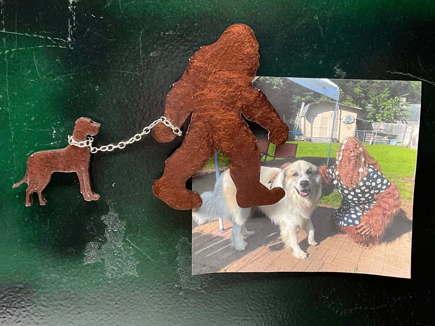 Large Bigfoot Walking Dog Magnet - Great Dane