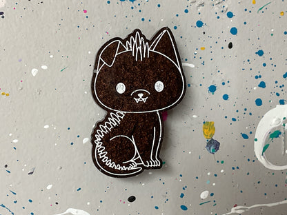 Small Brown Chupacabra Magnet