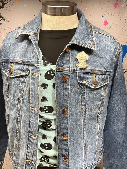 White Flatwoods Monster Pin