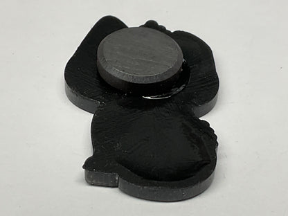 Small Black Chupacabra Magnet