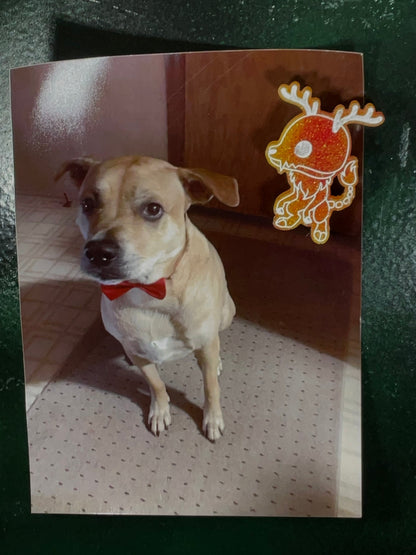 Small Red & Yellow Wendigo Magnet