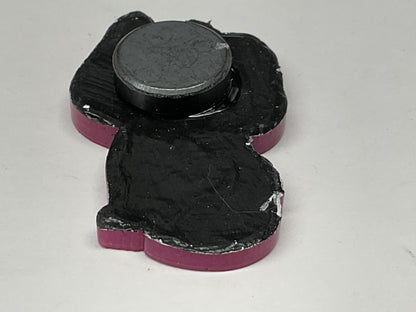 Small Pink Glow in the Dark Chupacabra Magnet