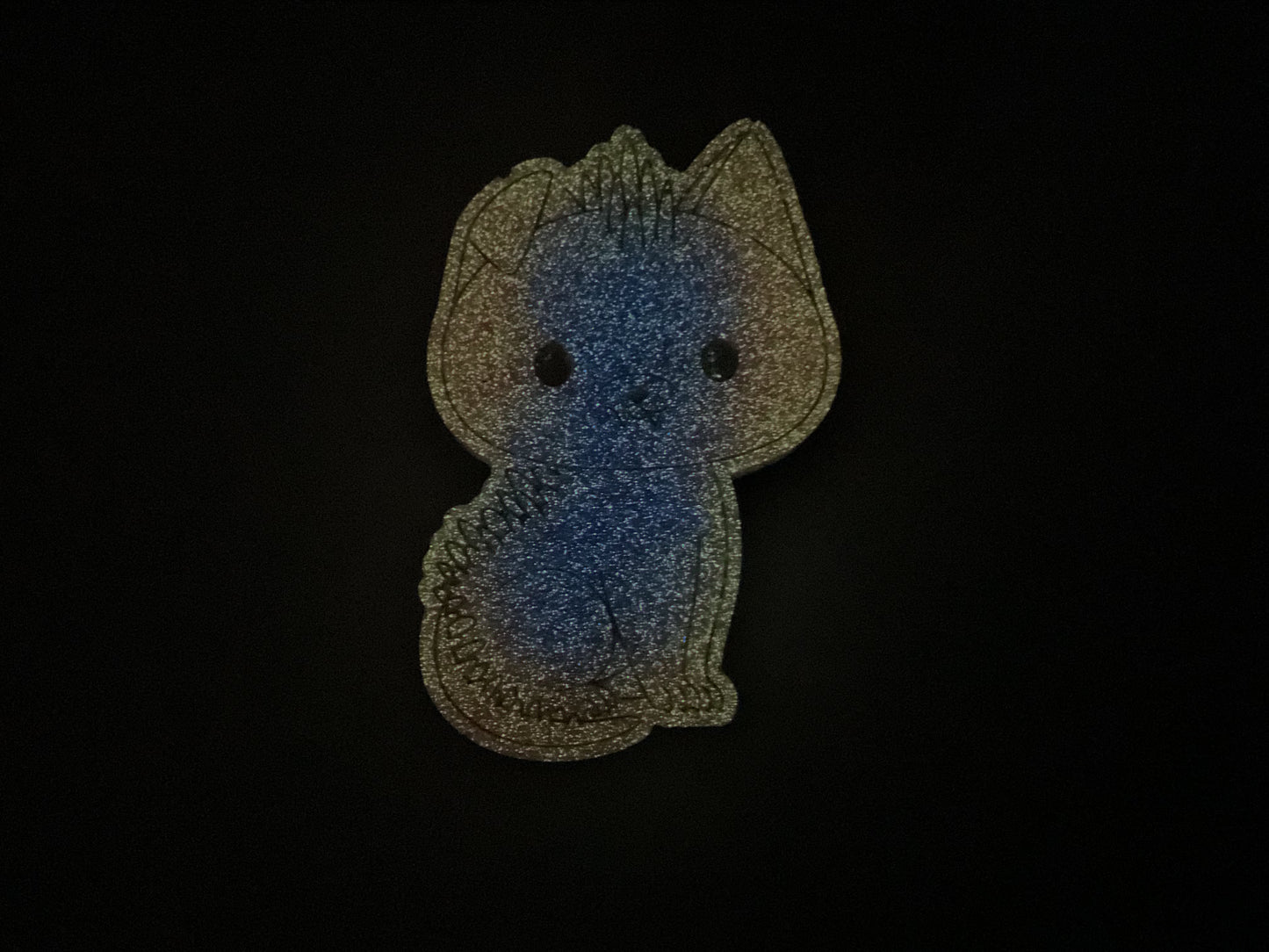 Small Pink Glow in the Dark Chupacabra Magnet