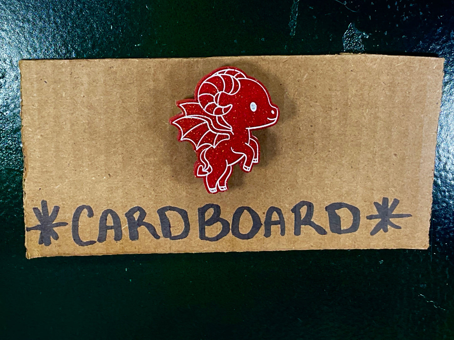 Small Red Jersey Devil Magnet