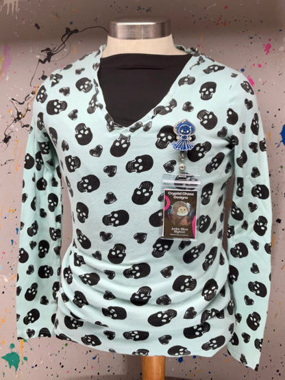 Blue Gold Flatwoods Monster Retractable Badge Reel