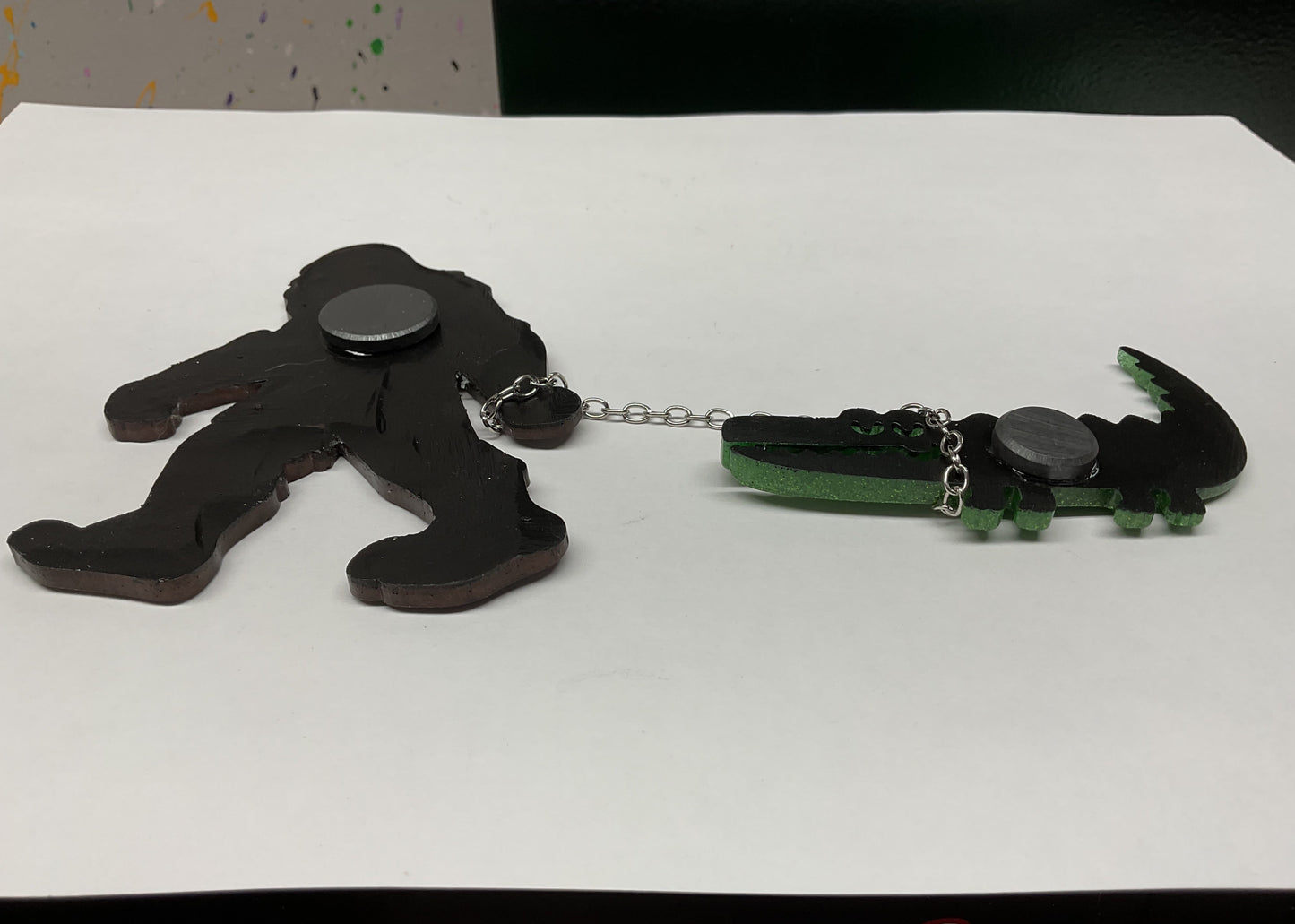 Large Bigfoot Walking Alligator Magnet