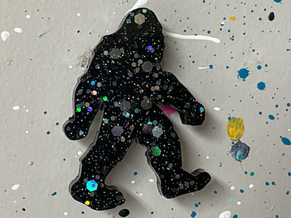 Small Holographic Bigfoot Magnet