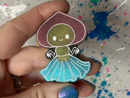 Small Flatwoods Monster Magnet- Color Shift