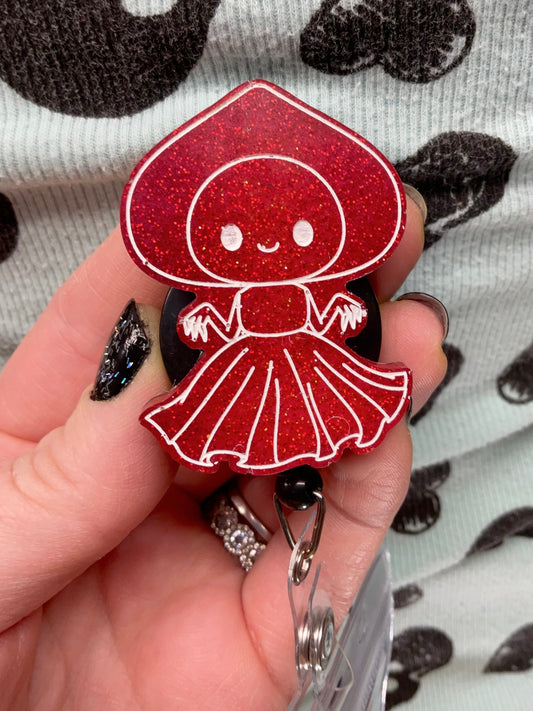 Red Flatwoods Monster Retractable Badge Reel