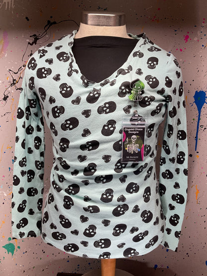 Black & Green Flatwoods Monster Retractable Badge Reel - Glow in the Dark