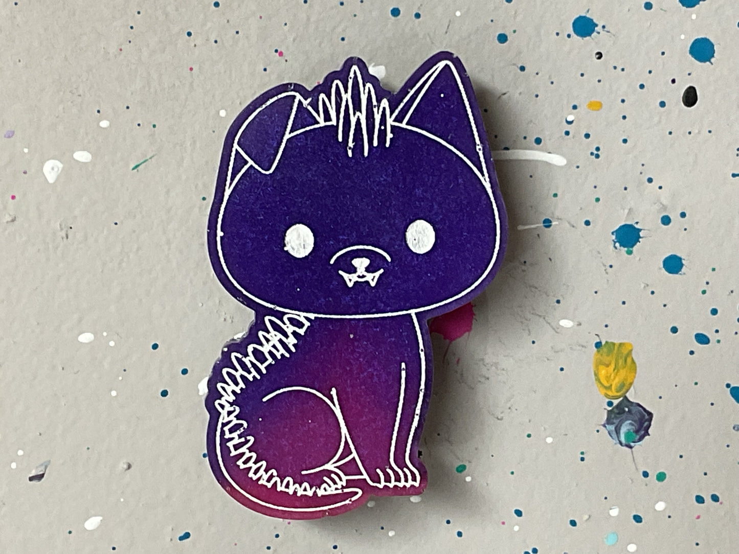 Small Glow in the Dark Chupacabra Magnet