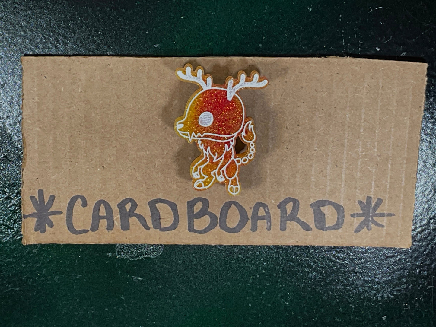 Small Red & Yellow Wendigo Magnet