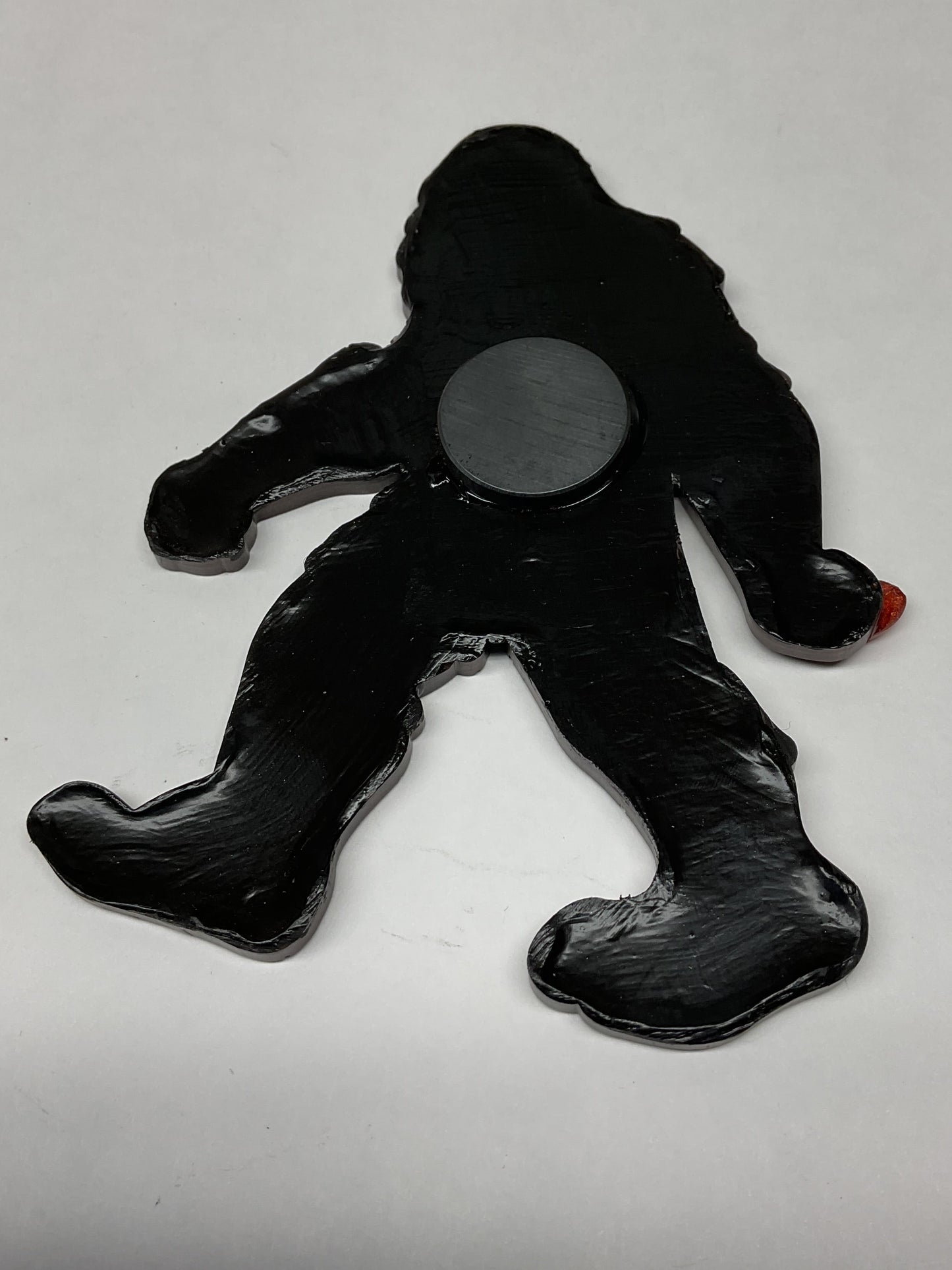 Large Bigfoot Magnet with Heart - 5 Inches Tall