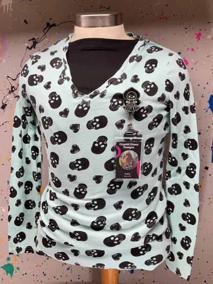 Black & Green Flatwoods Monster Retractable Badge Reel