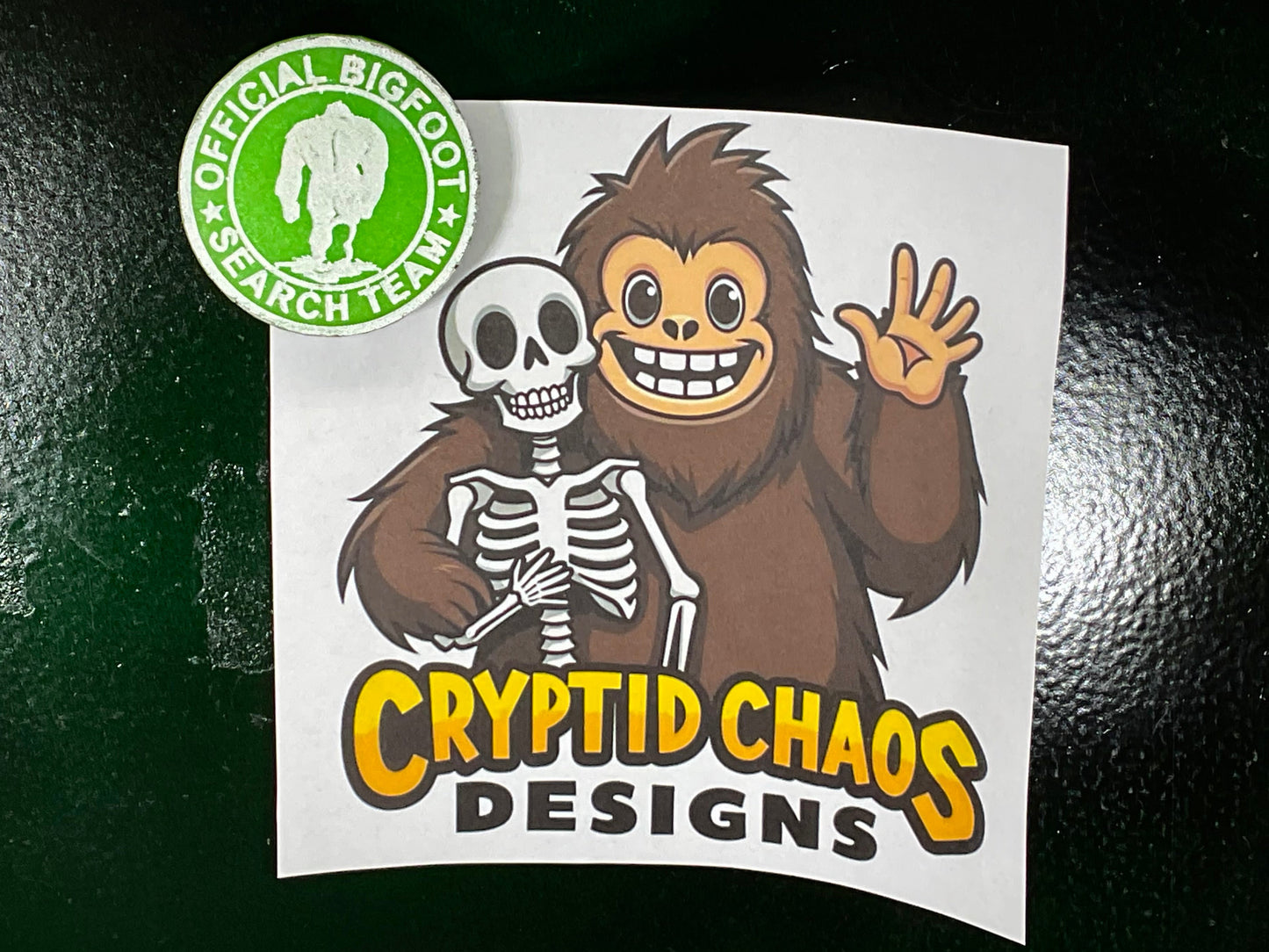 Official Bigfoot Search Team Magnet- Glow in the Dark