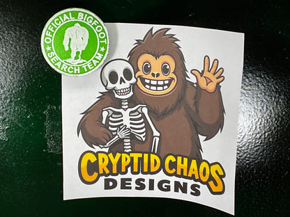 Official Bigfoot Search Team Magnet- Glow in the Dark