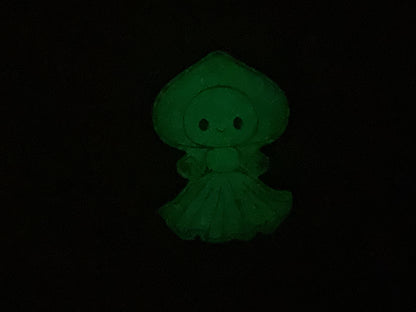 Small Flatwoods Monster Green Magnet Glow in the Dark
