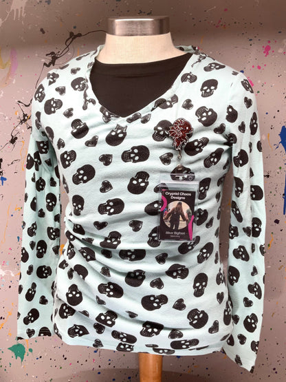 Red & Black Jersey Devil Retractable Badge Reel