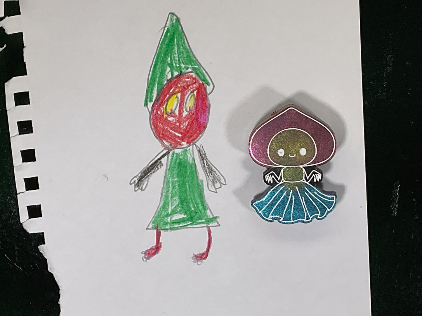 Small Flatwoods Monster Magnet- Color Shift