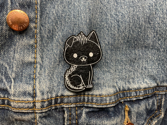 Black Chupacabra Pin