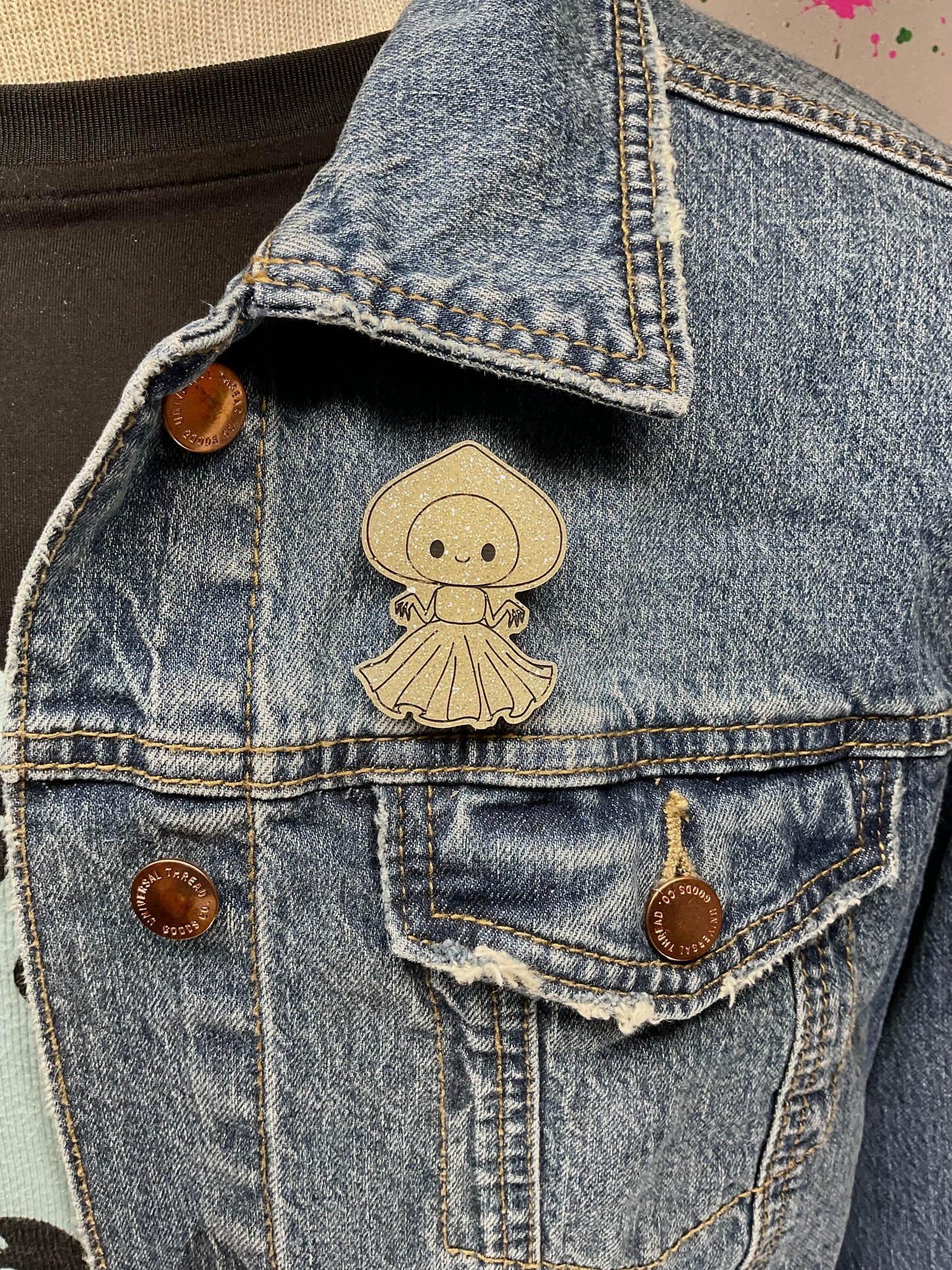White Flatwoods Monster Pin