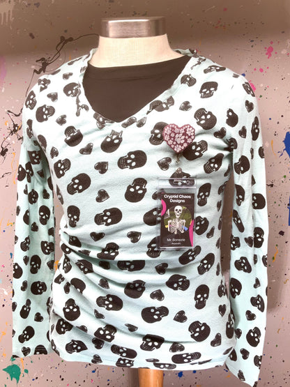 Pink Paw Print Heart Retractable Badge Reel