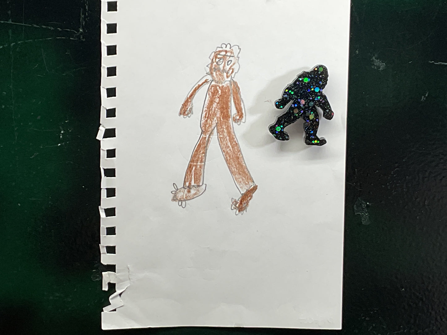 Small Holographic Bigfoot Magnet