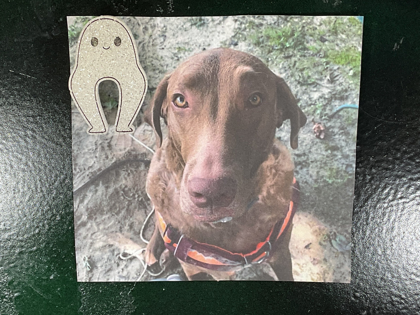 Small White Nightcrawler Magnet