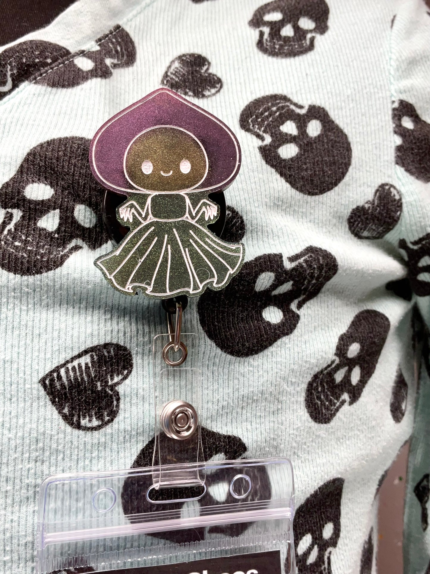 Color Shift Flatwoods Monster Retractable Badge Reel