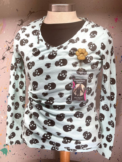 Yellow 3D Paw Print Badge Reel