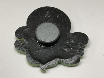 Small Olive Green Kraken Magnet