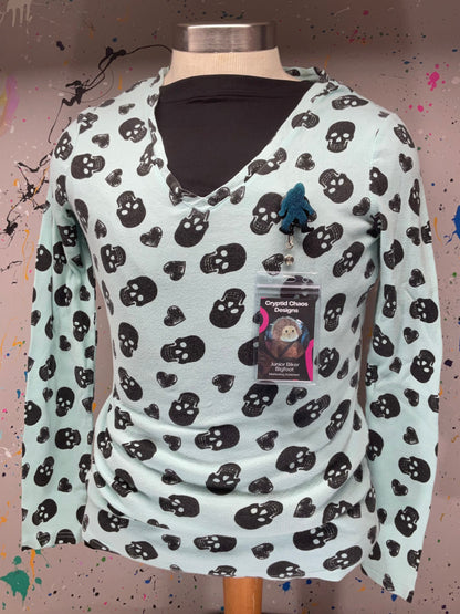 Teal Bigfoot Retractable Badge Reel